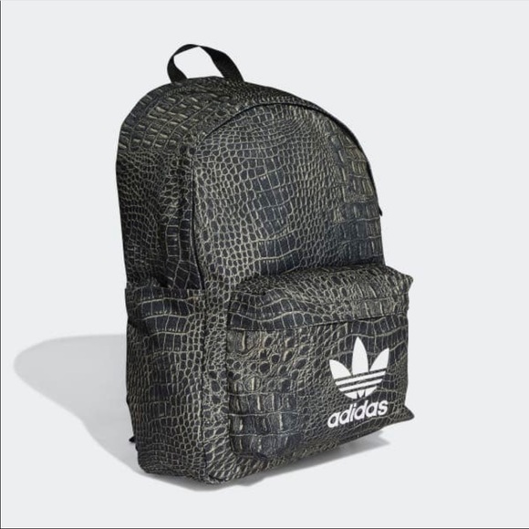 Adidas crocodile print backpack